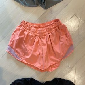 Orange hotty hot shorts 4inch inseam